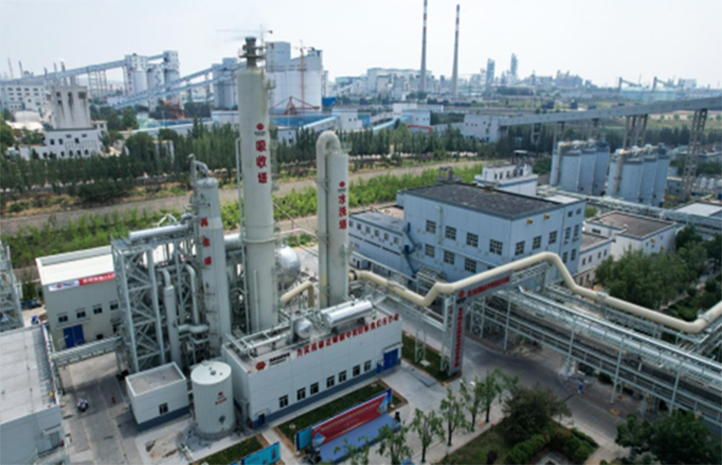 國內某電廠煙氣二氧化碳捕集示范裝置.jpg